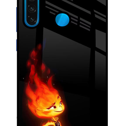 Ember Flame Redmi Note 8 Glass Case