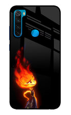 Ember Flame Redmi Note 8 Glass Case
