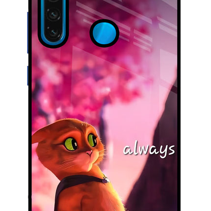 Always Cat Redmi Note 8 Glass Case