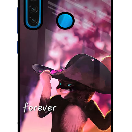 Forever Cat Redmi Note 8 Glass Case