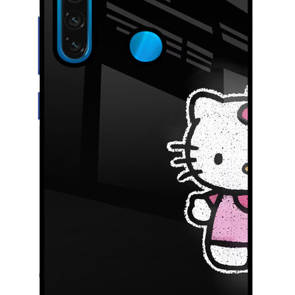 Kitty Charm Redmi Note 8 Glass Case