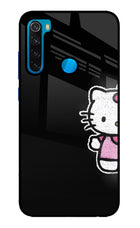 Kitty Charm Redmi Note 8 Glass Case