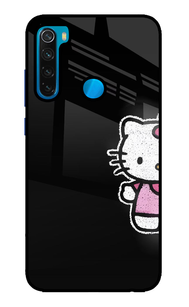 Kitty Charm Redmi Note 8 Glass Case