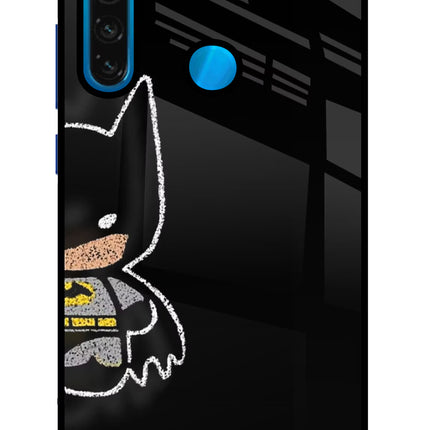 Bat Kitty Redmi Note 8 Glass Case