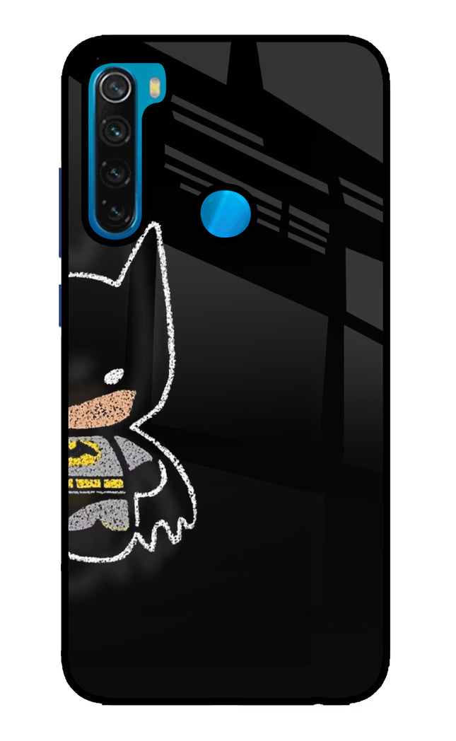 Bat Kitty Redmi Note 8 Glass Case
