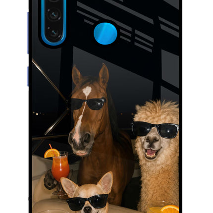 Party Squad Redmi Note 8 Glass Case