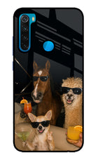 Party Squad Redmi Note 8 Glass Case
