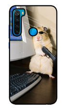 Hacker Hamster Redmi Note 8 Glass Case
