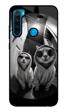 Hood Cats Redmi Note 8 Glass Case