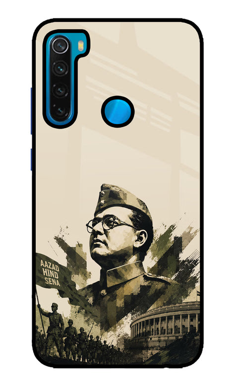 Netaji Rising Redmi Note 8 Glass Case