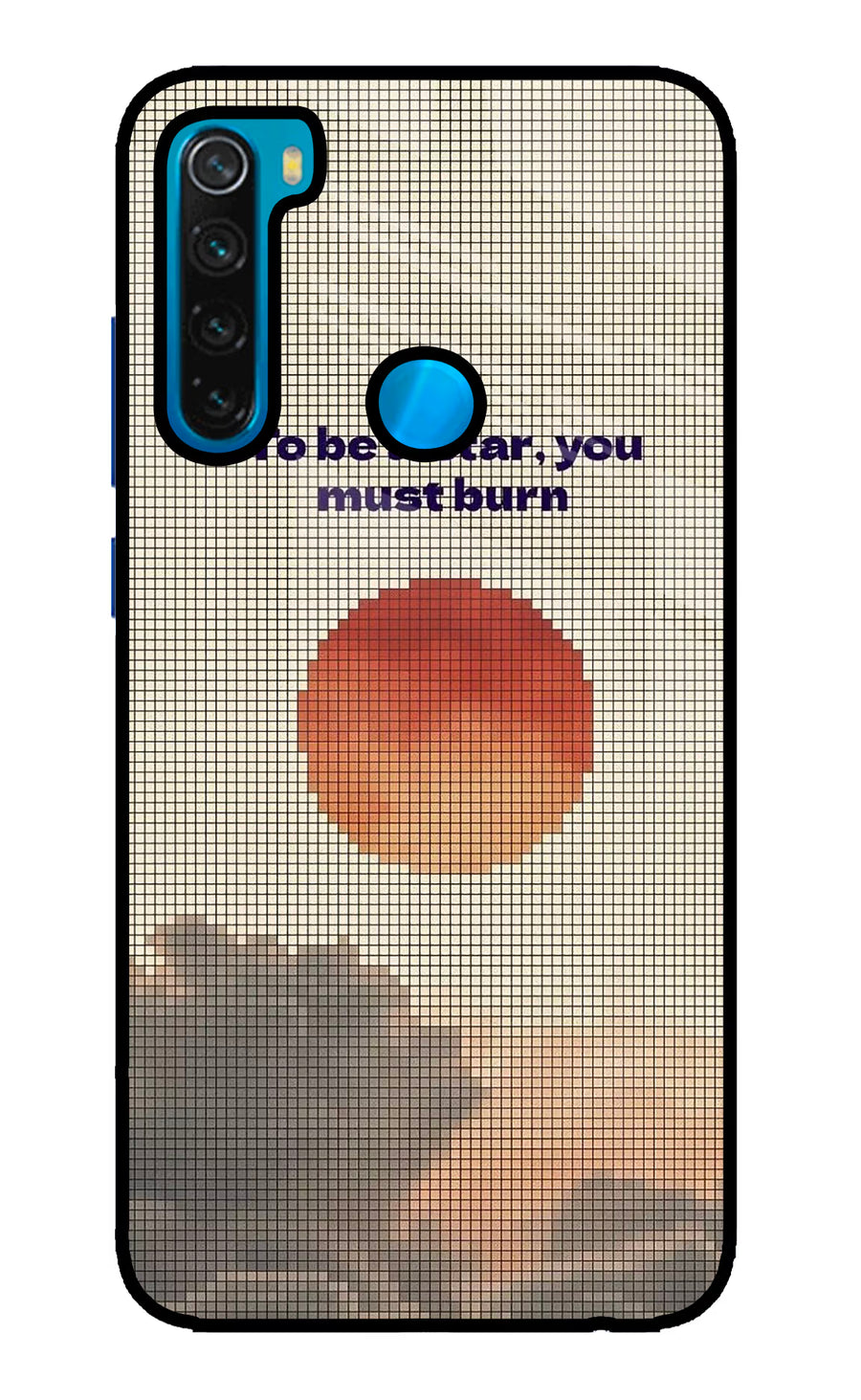 Pixel Sun Redmi Note 8 Back Cover, Glass case