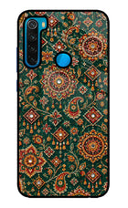Green Pataka Redmi Note 8 Glass Case