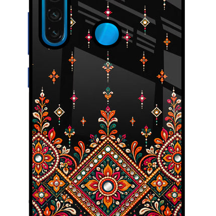 Noir Mehfil Redmi Note 8 Glass Case