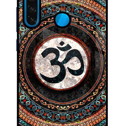 Om Culture Redmi Note 8 Glass Case