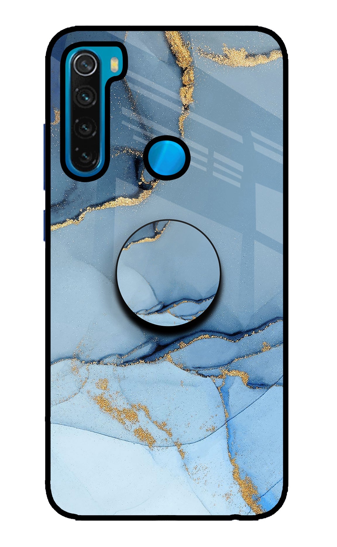 Blue Marble Redmi Note 8 Glass Case