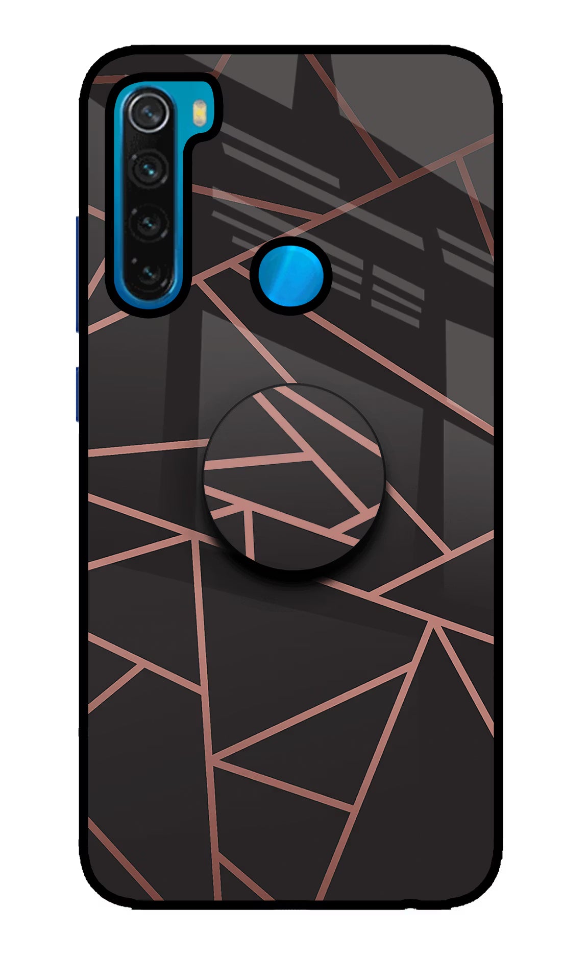 Geometric Pattern Redmi Note 8 Glass Case