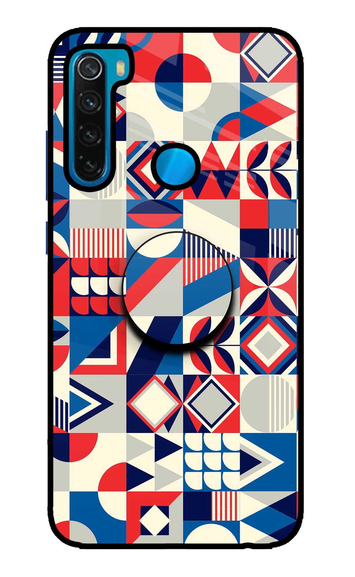 Colorful Pattern Redmi Note 8 Glass Case