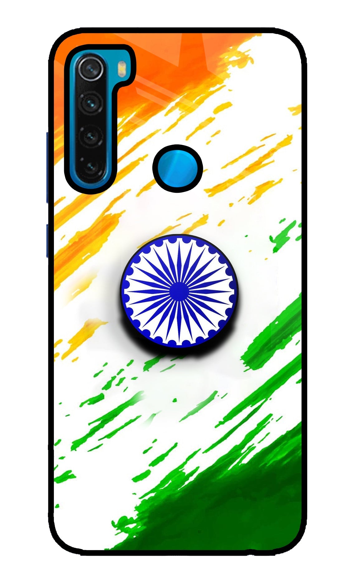 Indian Flag Ashoka Chakra Redmi Note 8 Pop Case