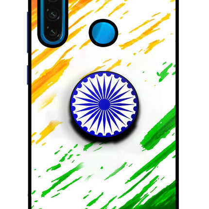 Indian Flag Ashoka Chakra Redmi Note 8 Pop Case by Casekaro