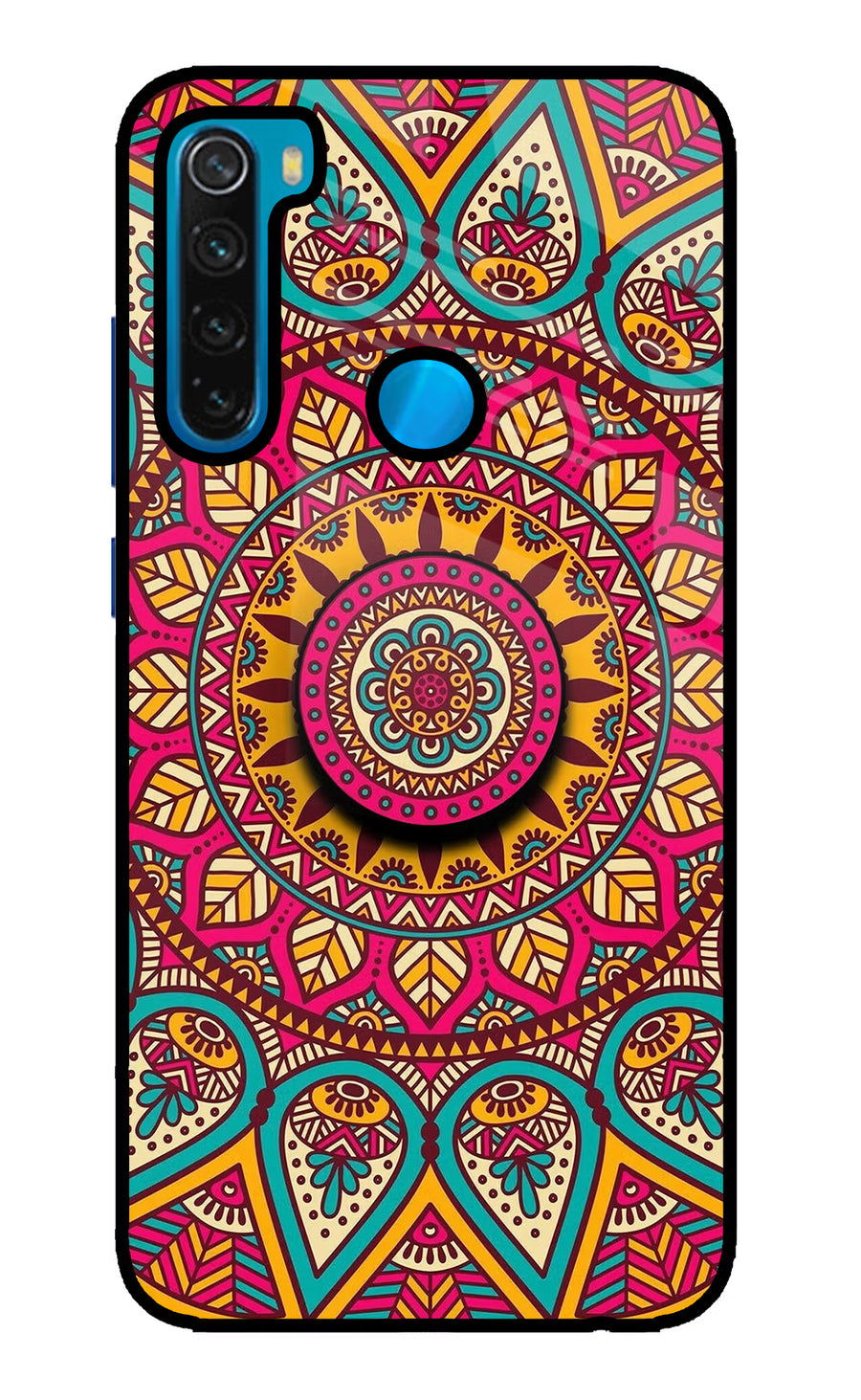 Mandala Redmi Note 8 Pop Case, Glass case