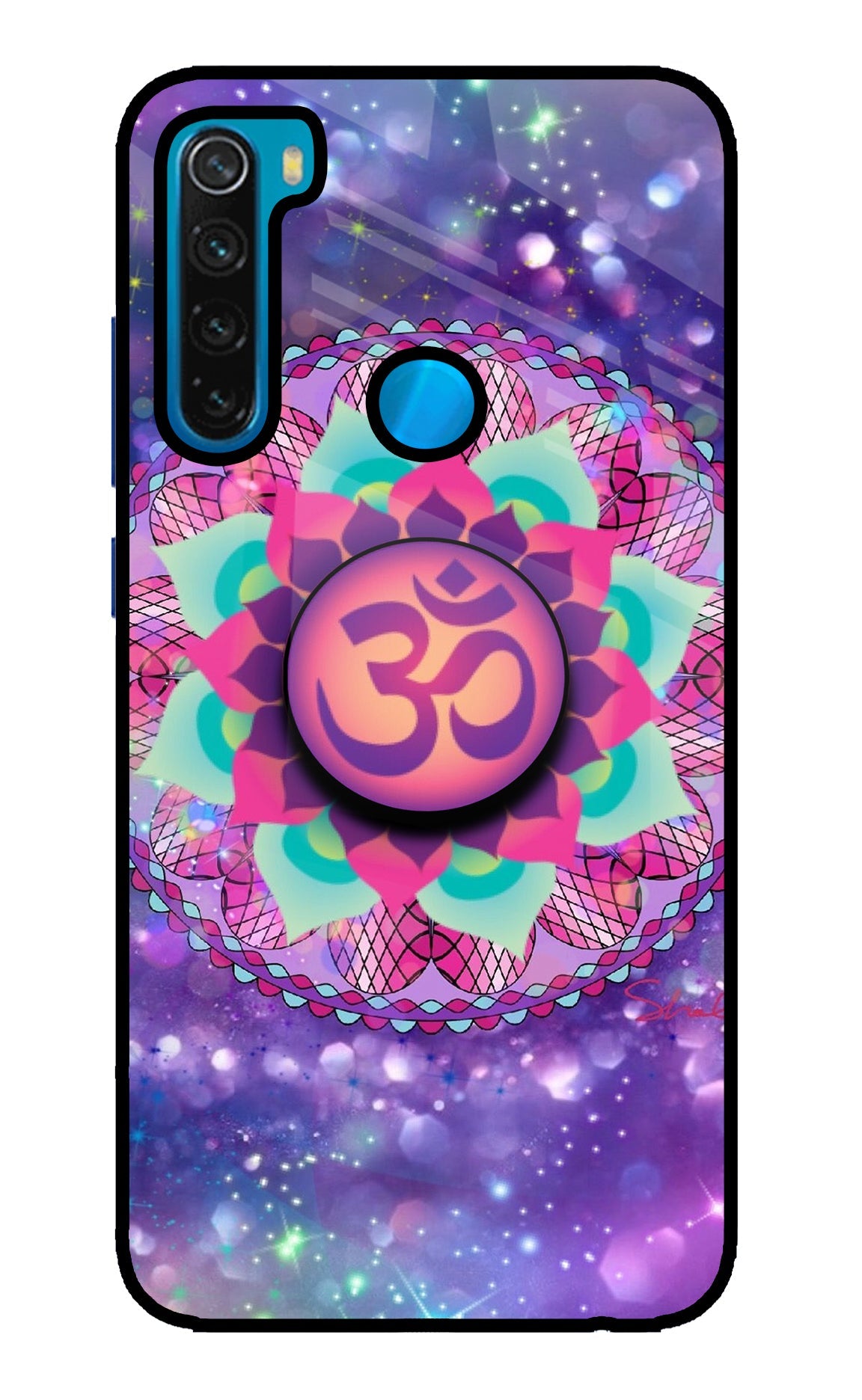 Om Purple Redmi Note 8 Pop Case