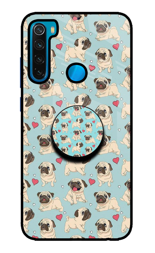 Pug Dog Redmi Note 8 Glass Case