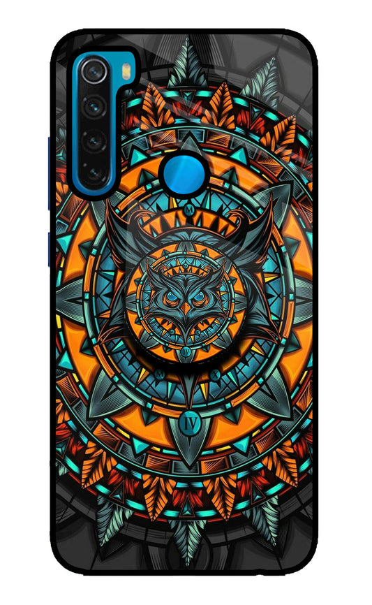 Angry Owl Redmi Note 8 Glass Case