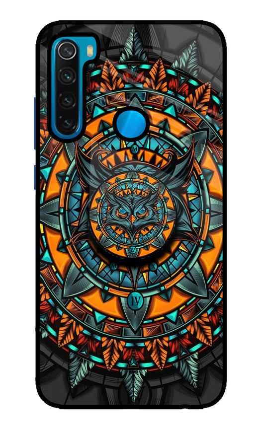 Angry Owl Redmi Note 8 Glass Case