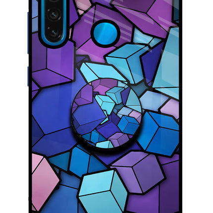 Cubic Abstract Redmi Note 8 Pop Case by Casekaro