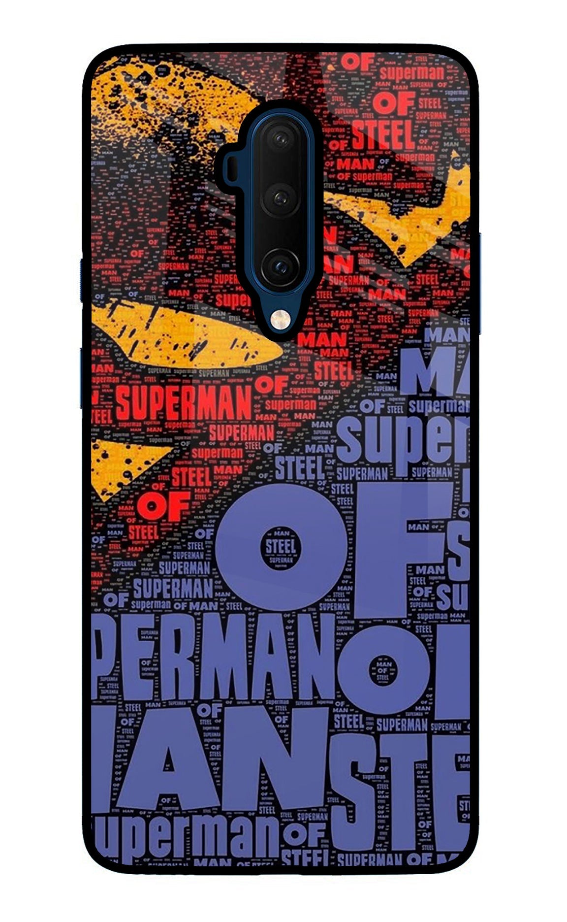 Superman Oneplus 7T Pro Glass Case