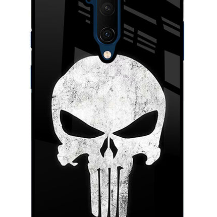 Punisher Skull Oneplus 7T Pro Glass Case