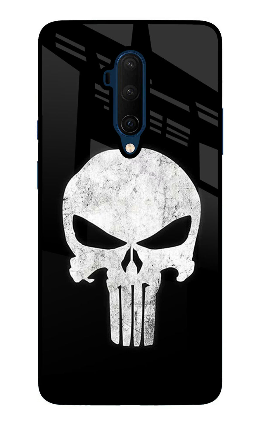 Punisher Skull Oneplus 7T Pro Back Cover, Glass case