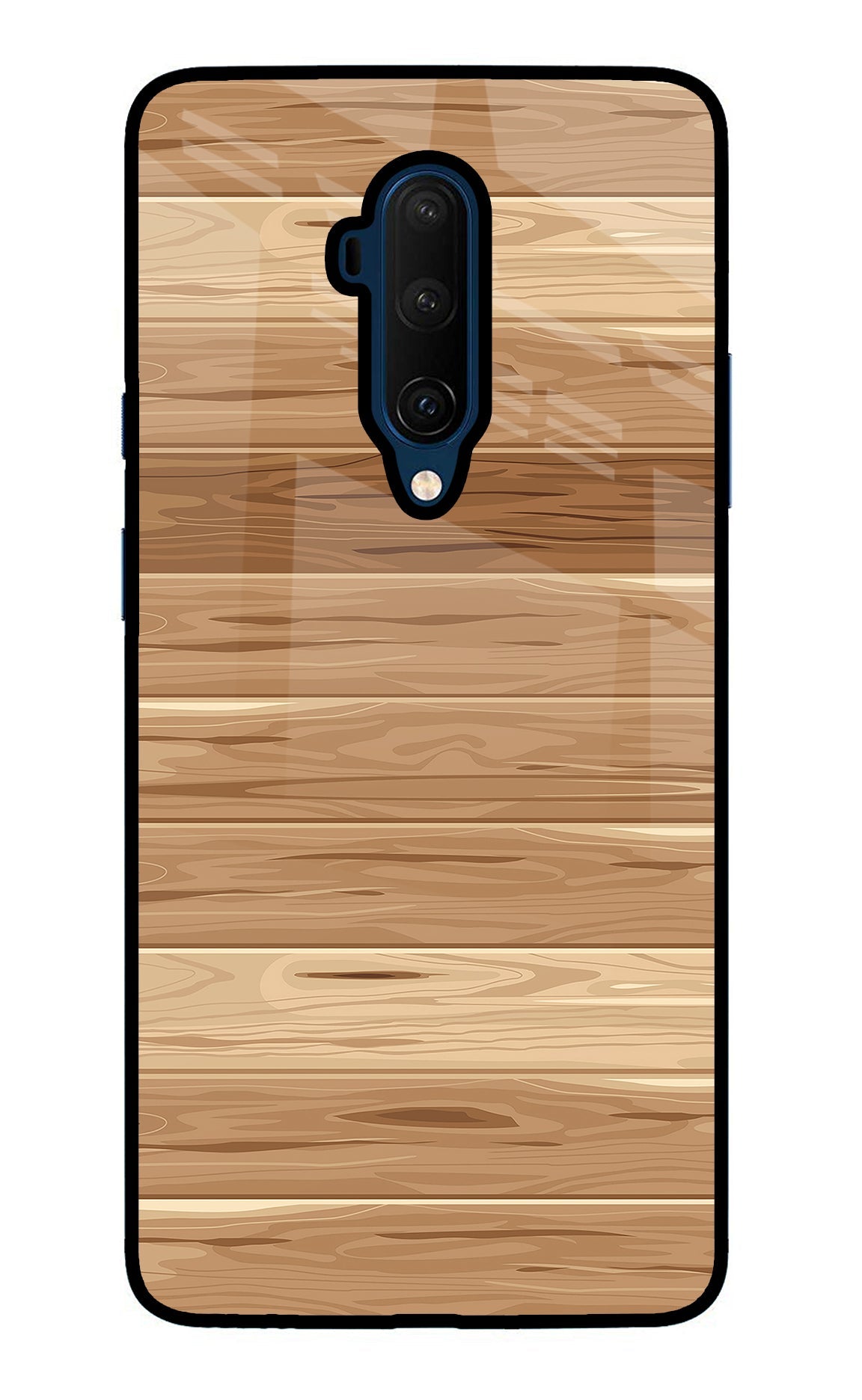 Wooden Vector Oneplus 7T Pro Back Cover