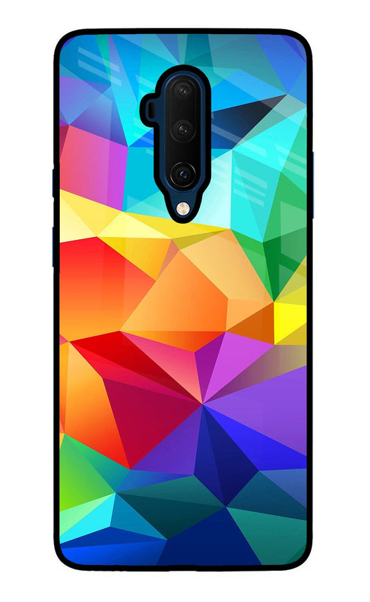 Abstract Pattern Oneplus 7T Pro Glass Case