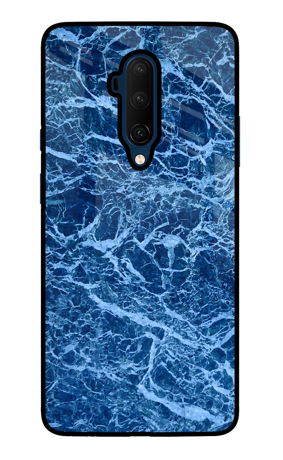 Blue Marble Oneplus 7T Pro Glass Case Back Cover by Casekaro