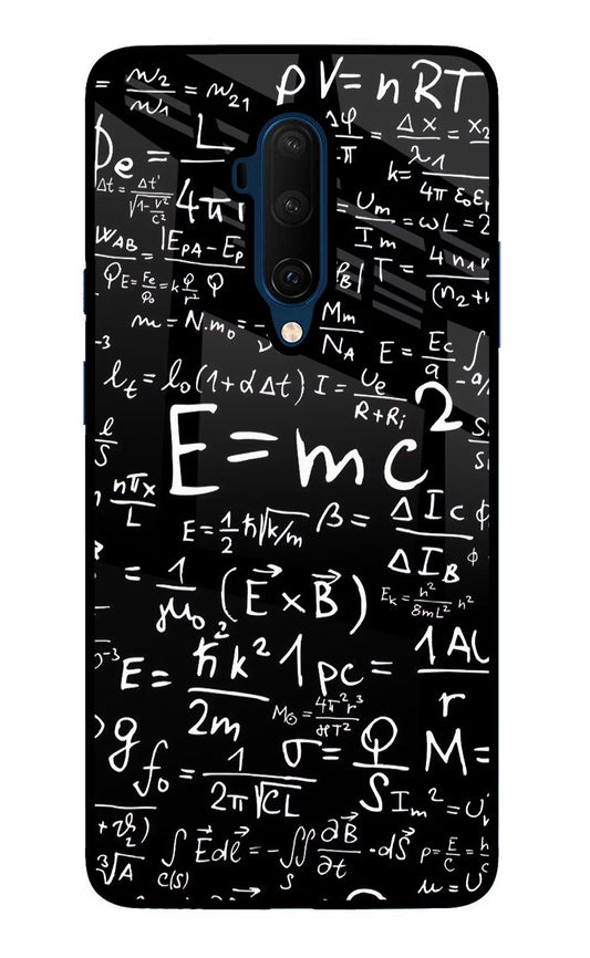 Physics Formula Oneplus 7T Pro Glass Case