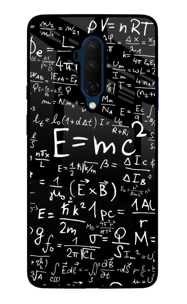 Physics Formula Oneplus 7T Pro Glass Case