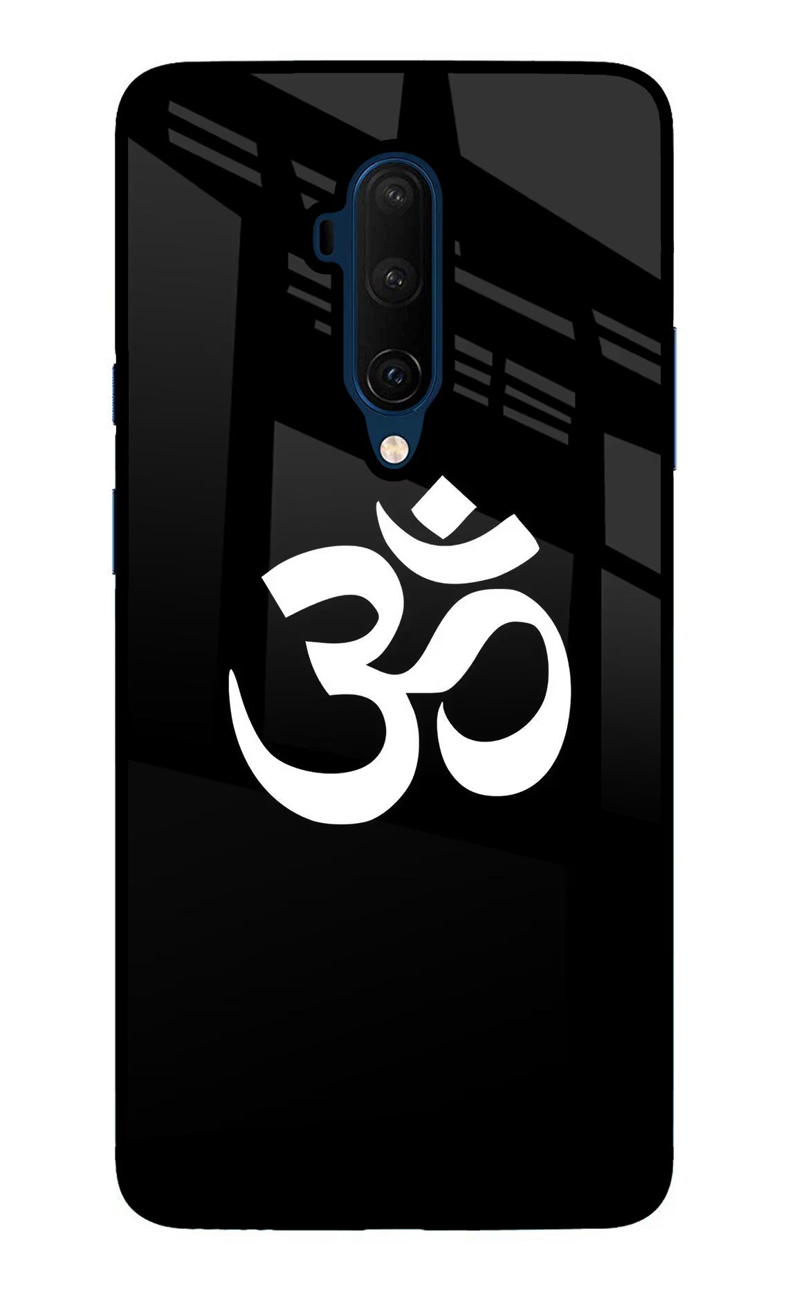 Om Oneplus 7T Pro Glass Case Back Cover by Casekaro