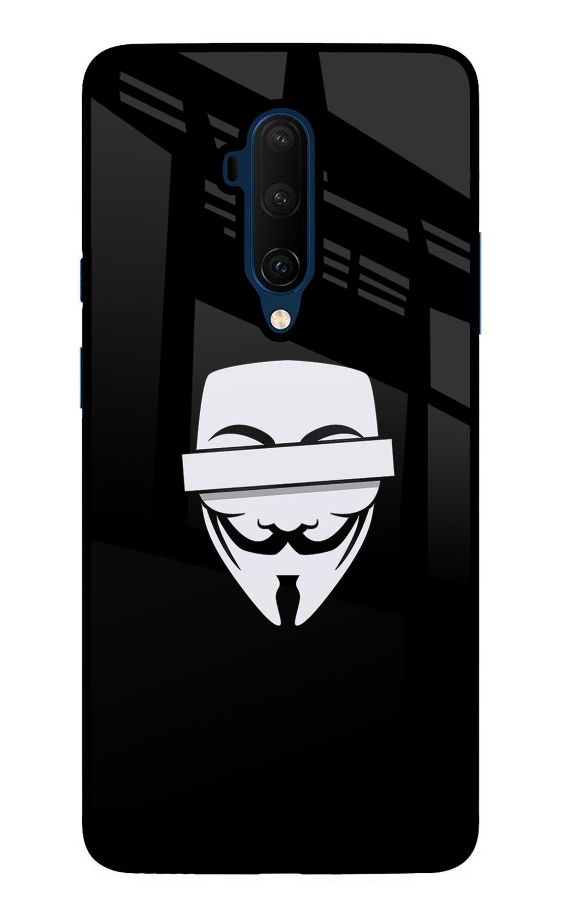 Anonymous Face Oneplus 7T Pro Back Cover