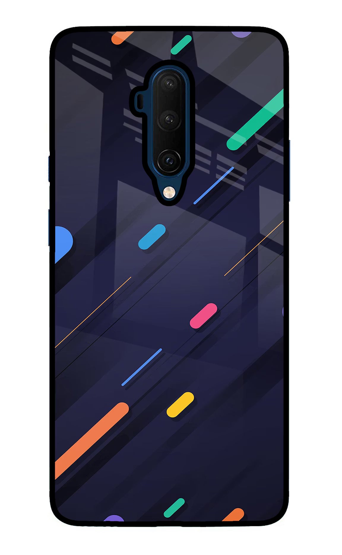 Abstract Design Oneplus 7T Pro Glass Case Back Cover by Casekaro