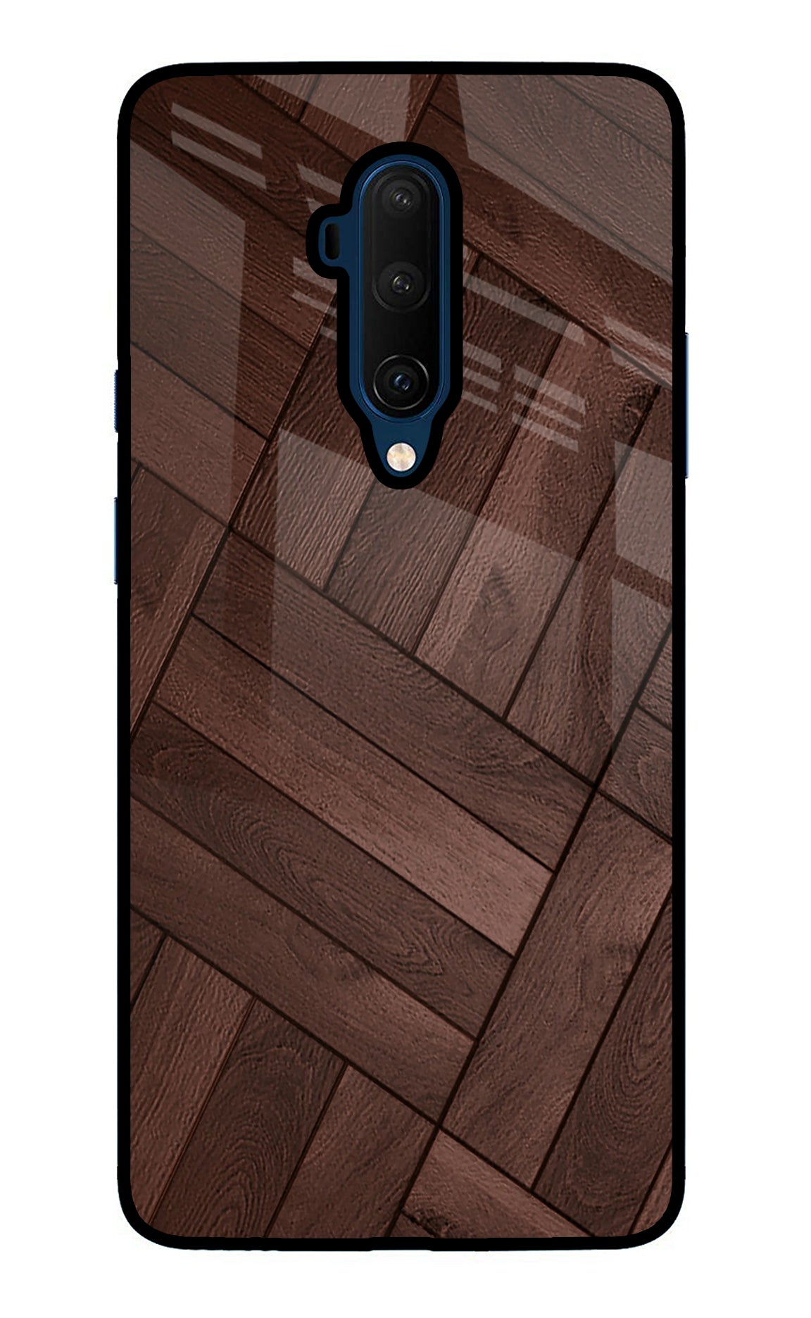 Wooden Texture Design Oneplus 7T Pro Back Cover