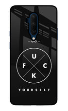 Go Fuck Yourself Oneplus 7T Pro Glass Case