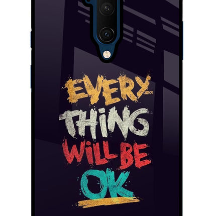 Everything Will Be Ok Oneplus 7T Pro Glass Case