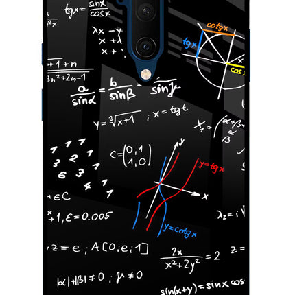 Mathematics Formula Oneplus 7T Pro Glass Case