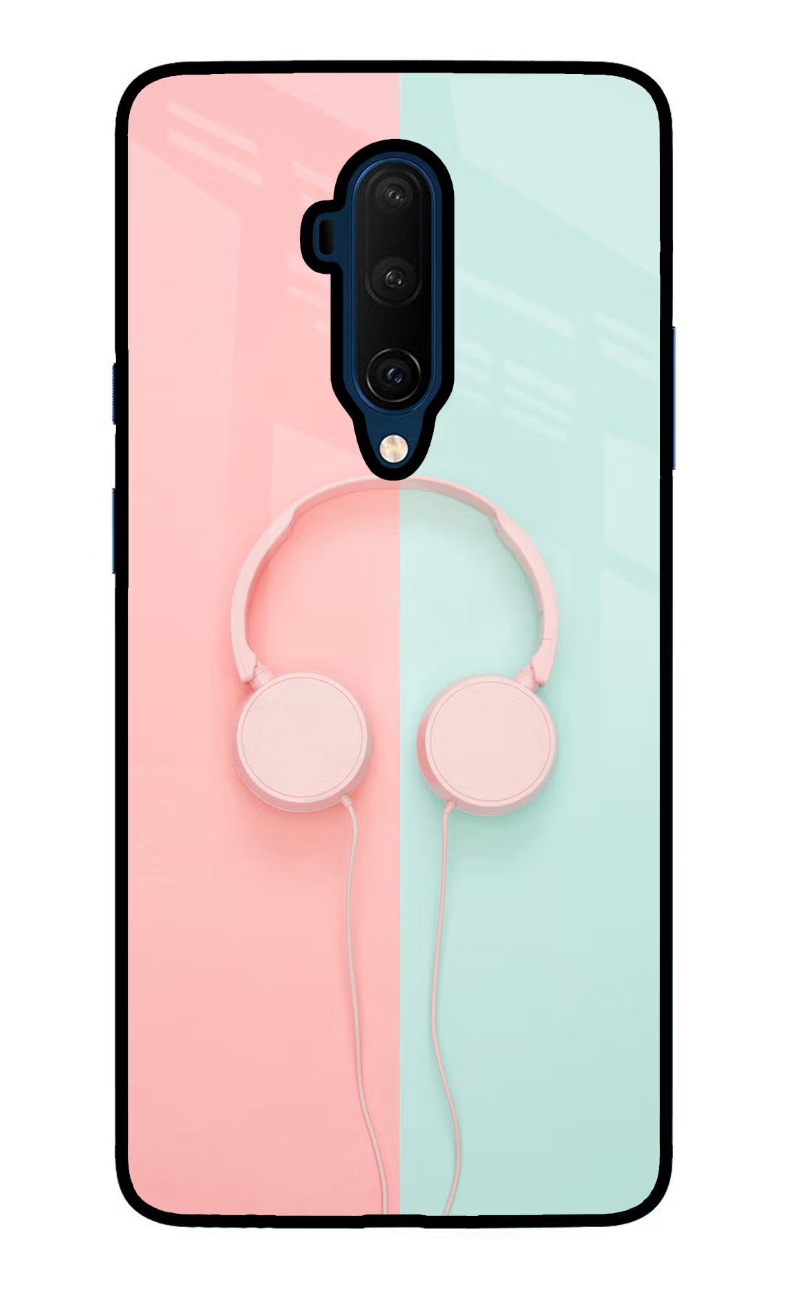 Music Lover Oneplus 7T Pro Glass Case Back Cover by Casekaro