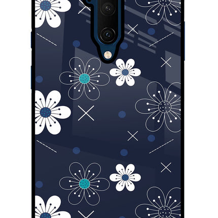 Flowers Oneplus 7T Pro Glass Case