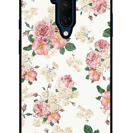 Flowers Oneplus 7T Pro Glass Case