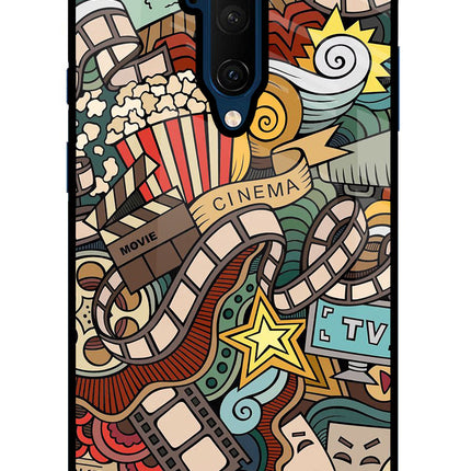 Cinema Abstract Oneplus 7T Pro Glass Case
