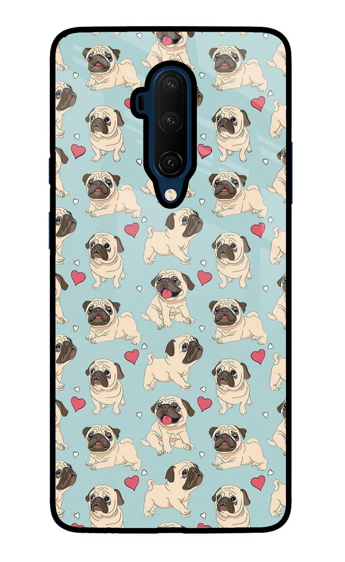 Pug Dog Oneplus 7T Pro Glass Case