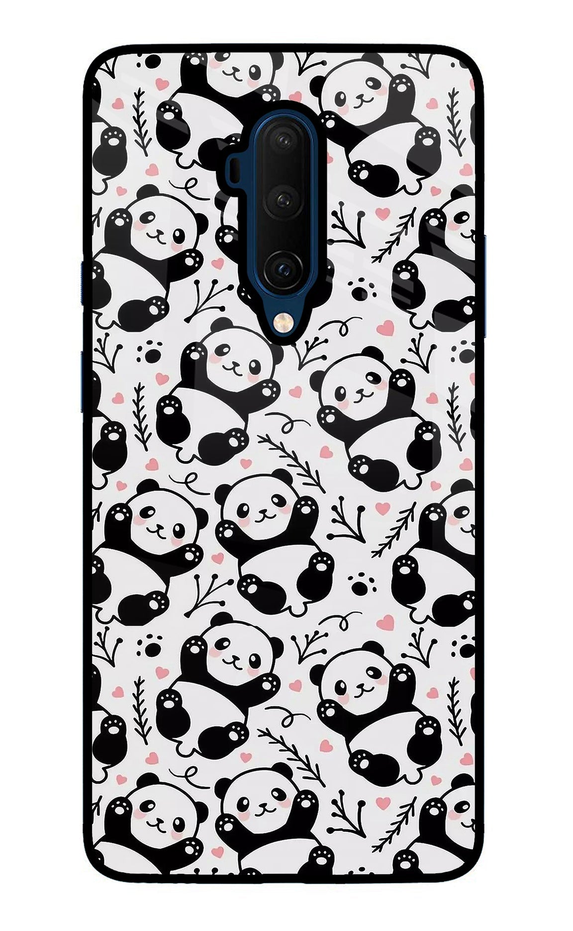 Cute Panda Oneplus 7T Pro Glass Case